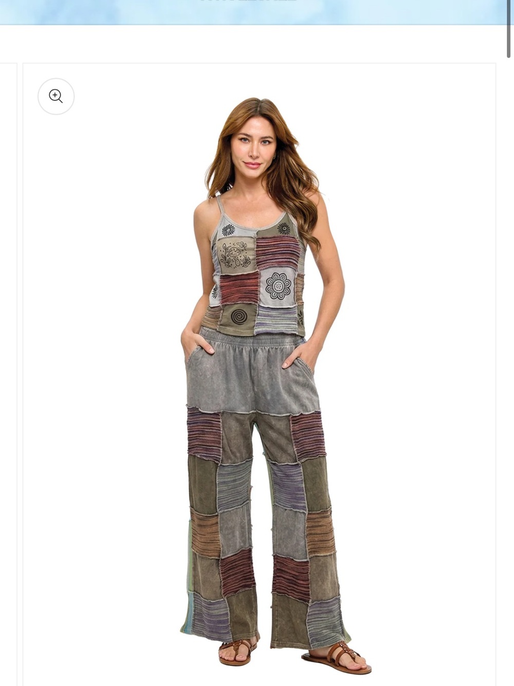 26446 GRYM Yak & Yeti Hippie Patchwork Pants Various Sizes - Picture 2 of 2